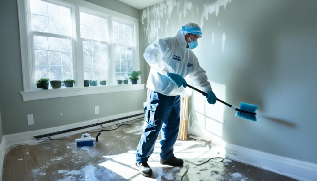 mold cleanup after flooding