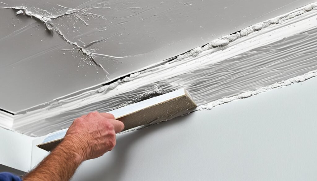 ceiling water damage repair