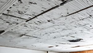 how to fix water damaged ceiling in mobile home