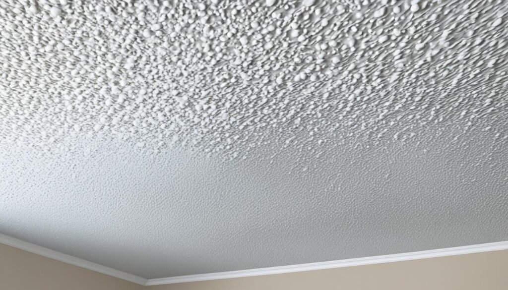 how to repair a popcorn ceiling from water damage