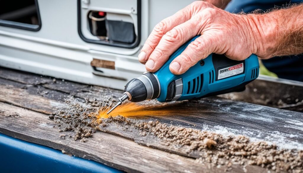 how to repair rv water damage