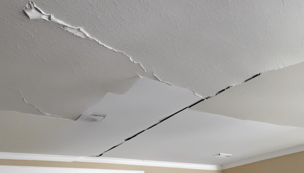 how to repair water damaged sheetrock ceiling