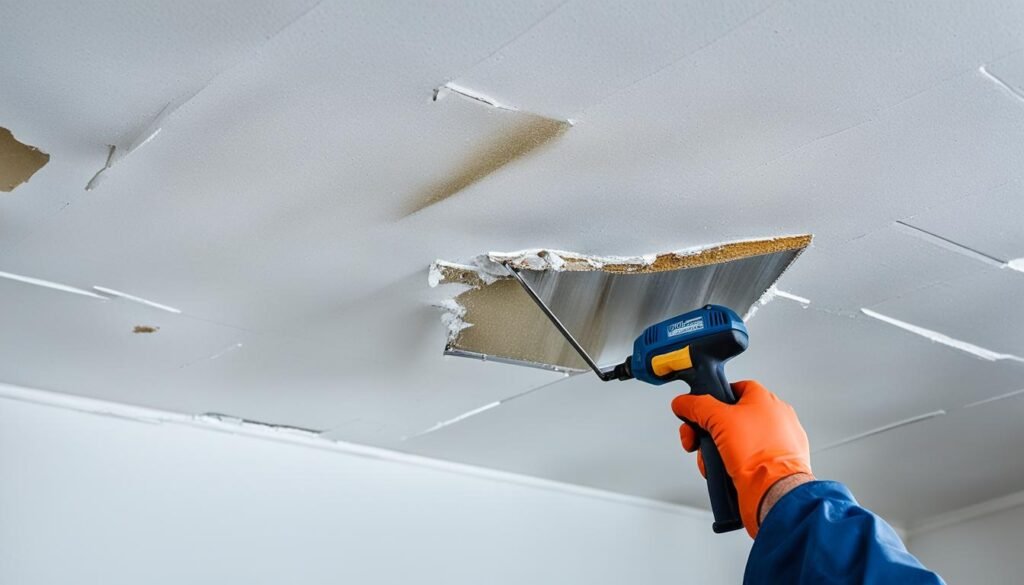 mobile home ceiling installation