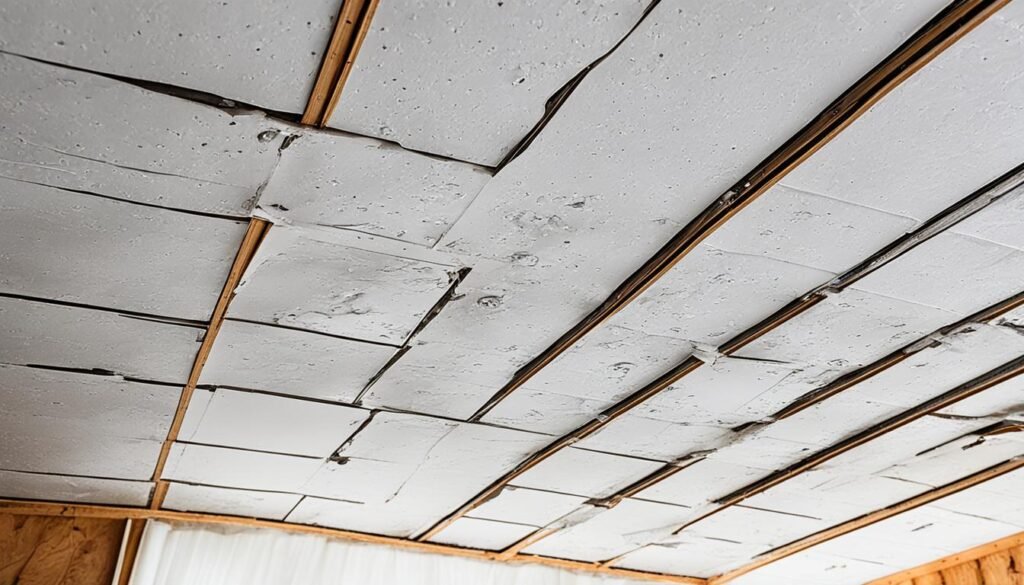 mobile home ceiling panel repair