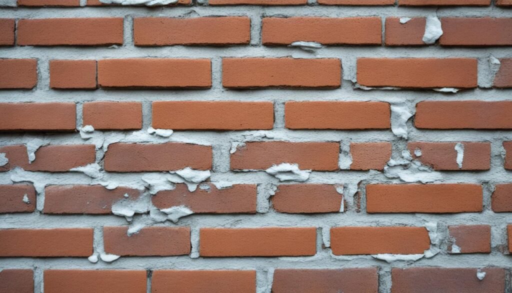 how to fix water damaged brick wall